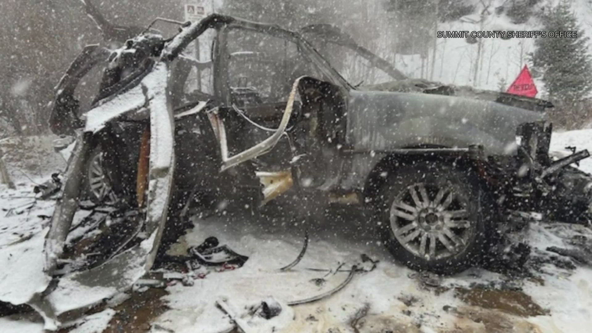 One dead after explosion, car fire