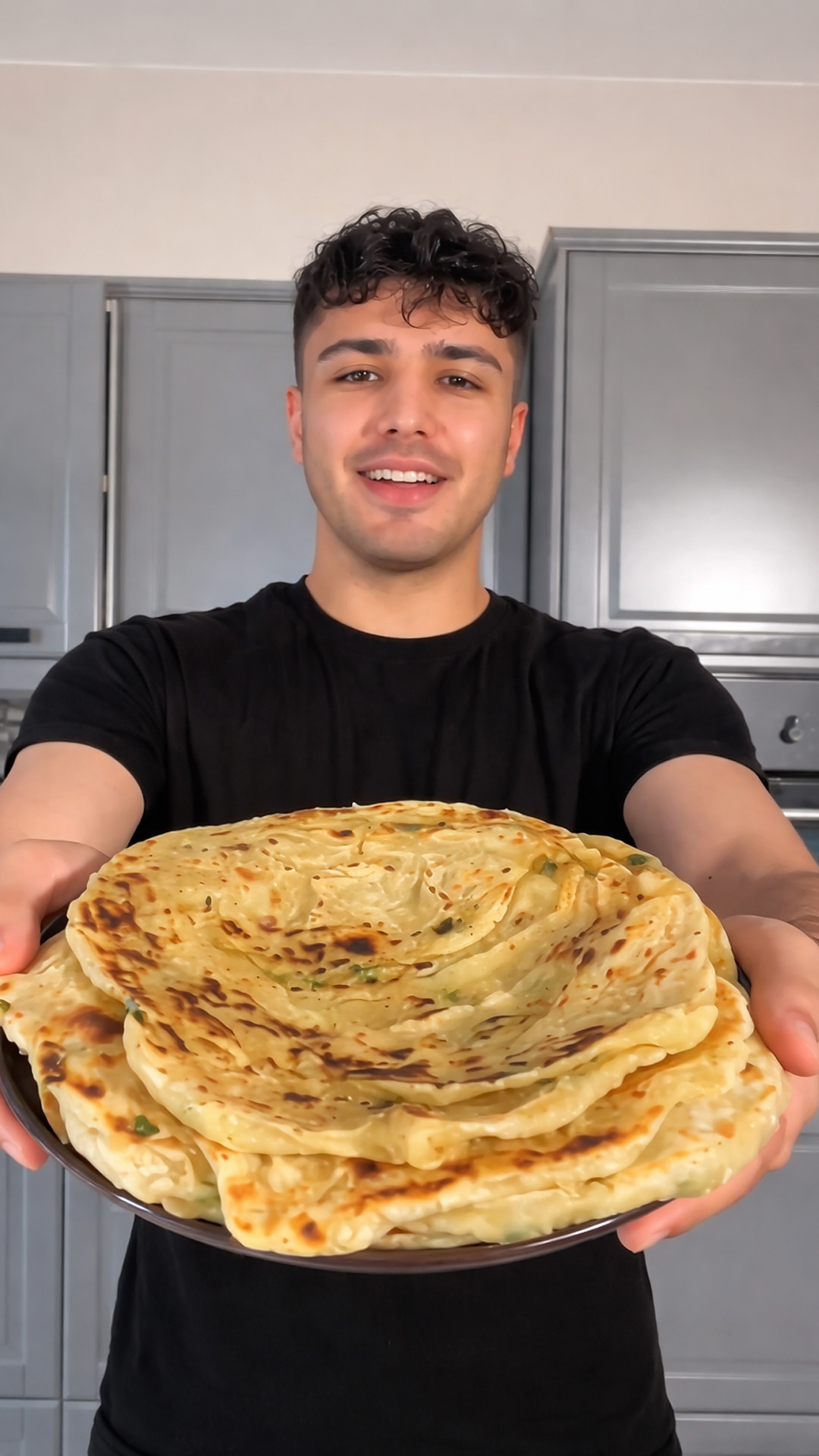 Easy steps to make vegan scallion pancakes