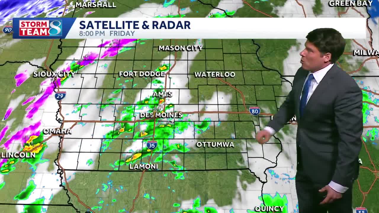 Iowa weather: Severe weather update Friday night as thunderstorm ...