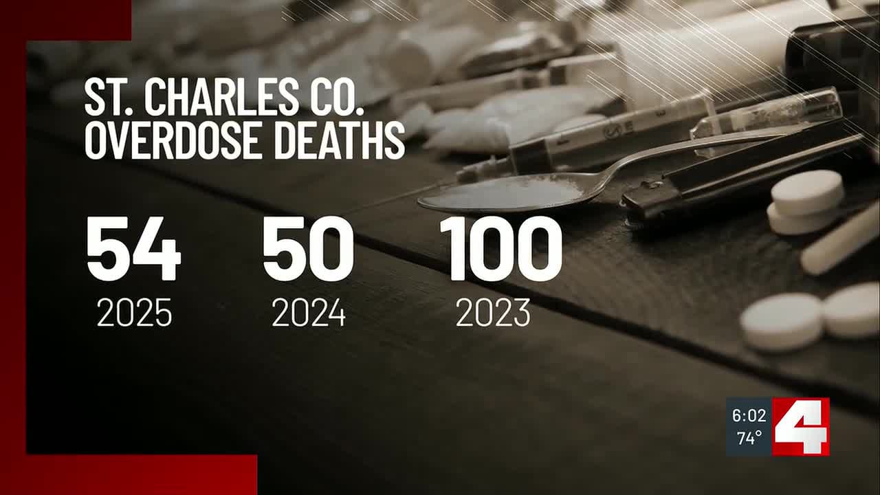Overdose deaths in St. Charles County fall from 2023 peak; no teen ...