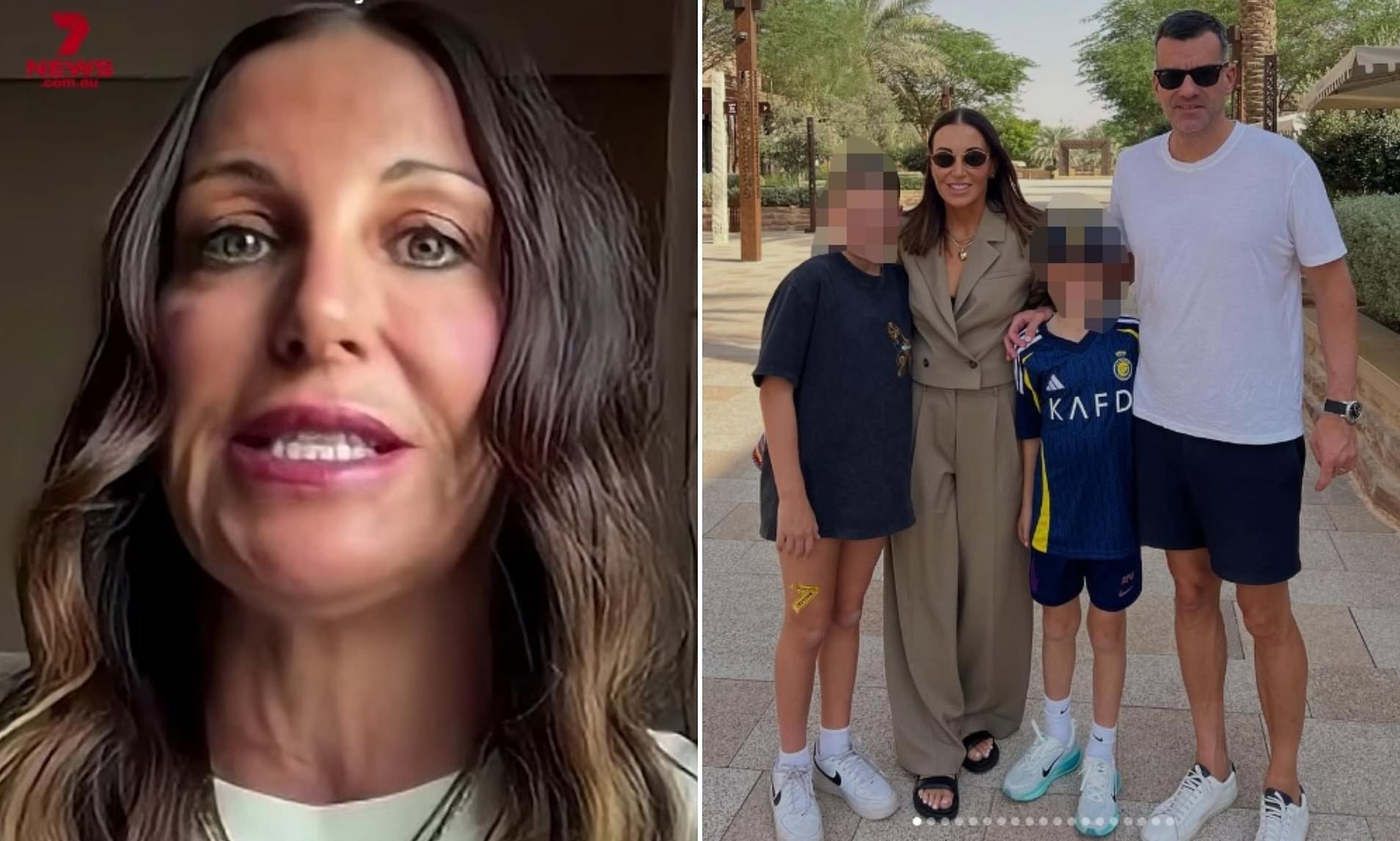 'Is that a missile mummy?': Aussie mum recounts heart-stopping desert ...