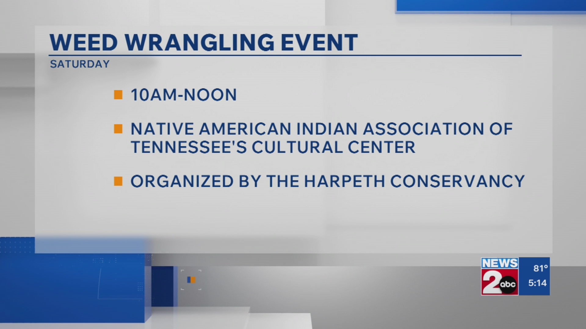 Weed Wrangle event hosted by Harpeth Conservancy