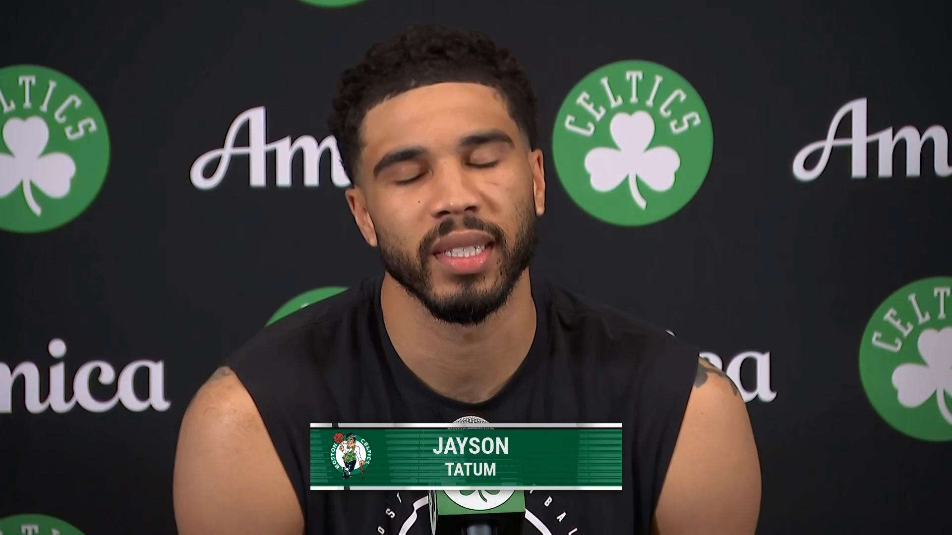 'A really big step for me' - Tatum on playing again after a 10-month ...
