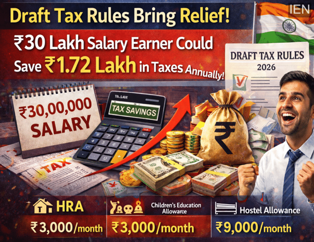 Draft income tax rules 2026: ₹30 lakh salary earners may save up to ₹1. ...
