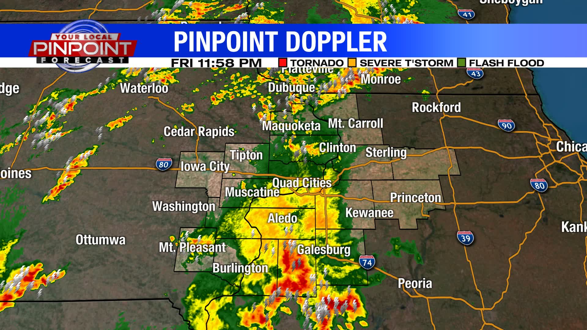 T-storms knock out power for some Friday night