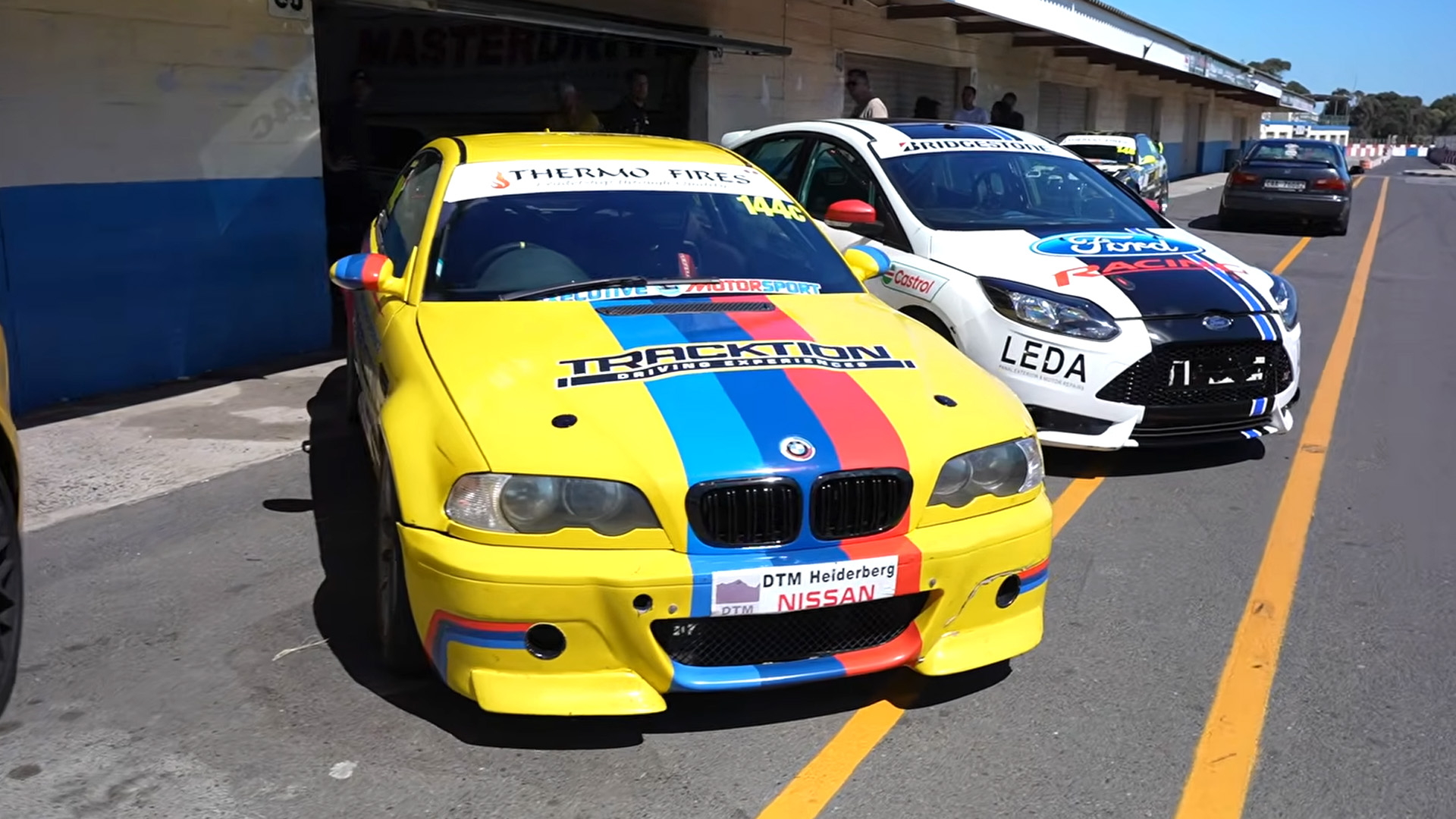 Experiencing a rare Ford race car and classic BMW M3