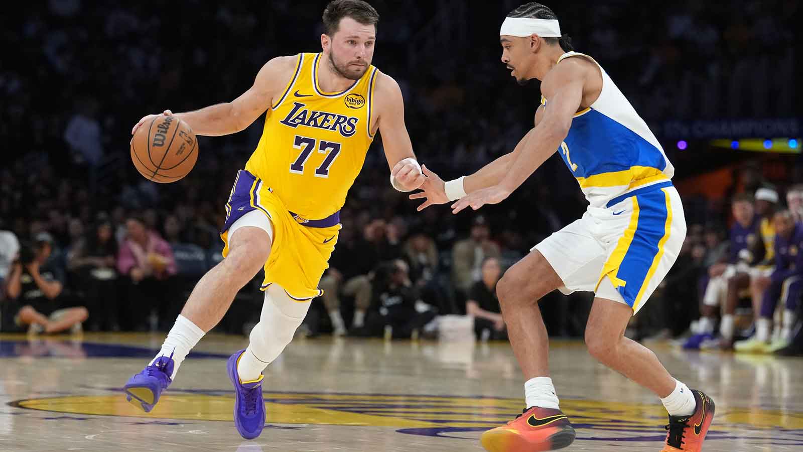 Lakers’ Luka Doncic drops 44 in 32 minutes in LeBron James-less win ...
