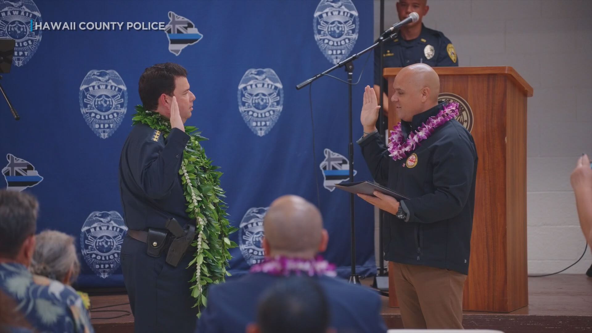 Hawaii police chief publicly sworn in