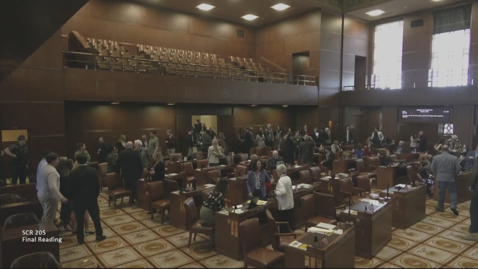 Oregon short session adjourns