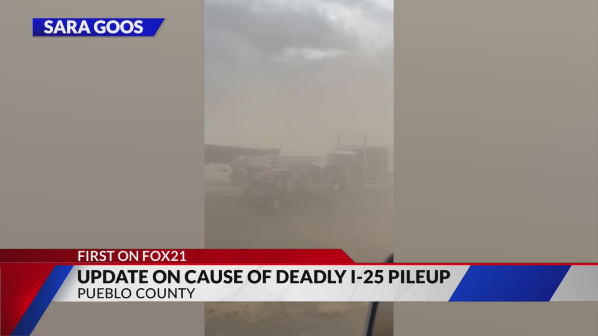 CSP releases update on cause of multi-vehicle crash south of Pueblo