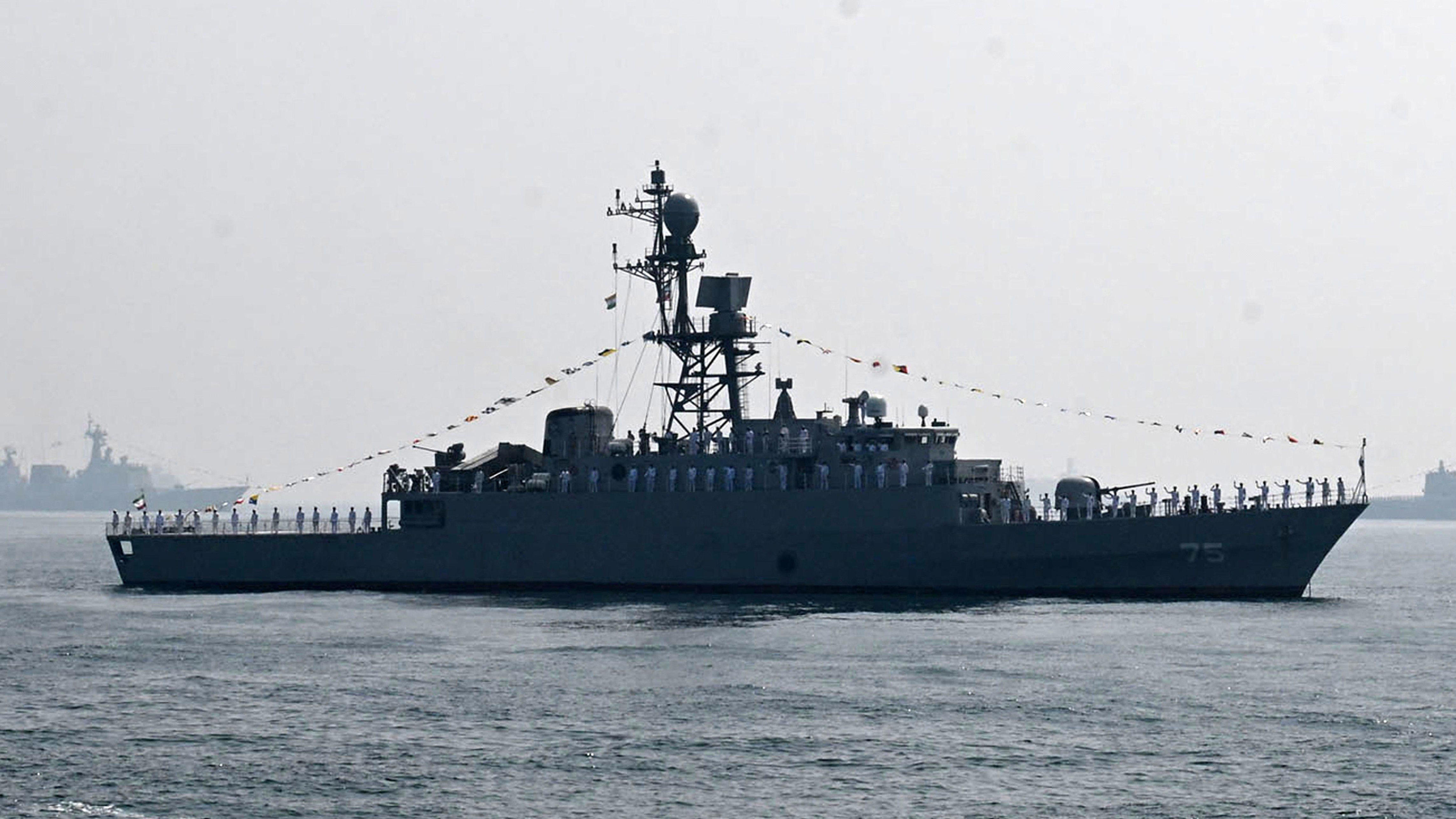 The final voyage of the Iranian warship sunk by the US<br>