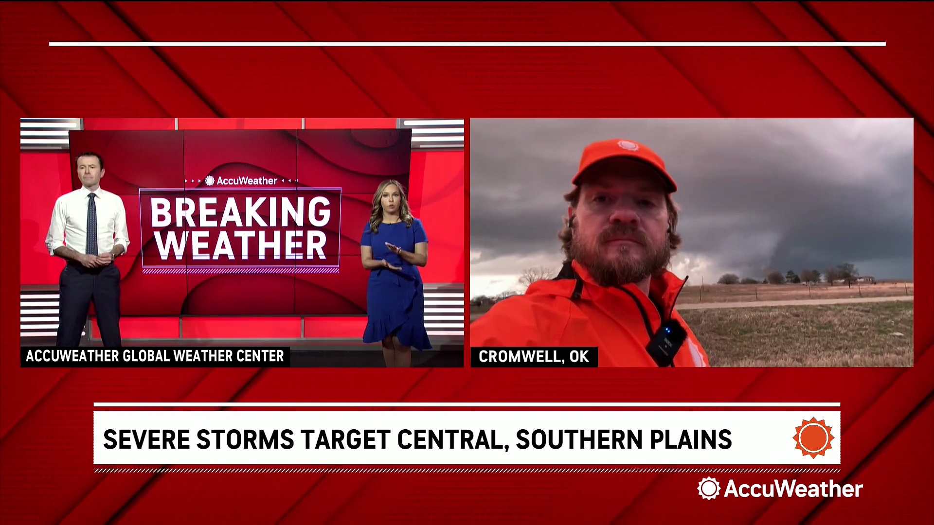 Dangerous storms swirl through Oklahoma