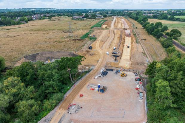 Work has started on housing scheme to see 375 new homes built on farmland