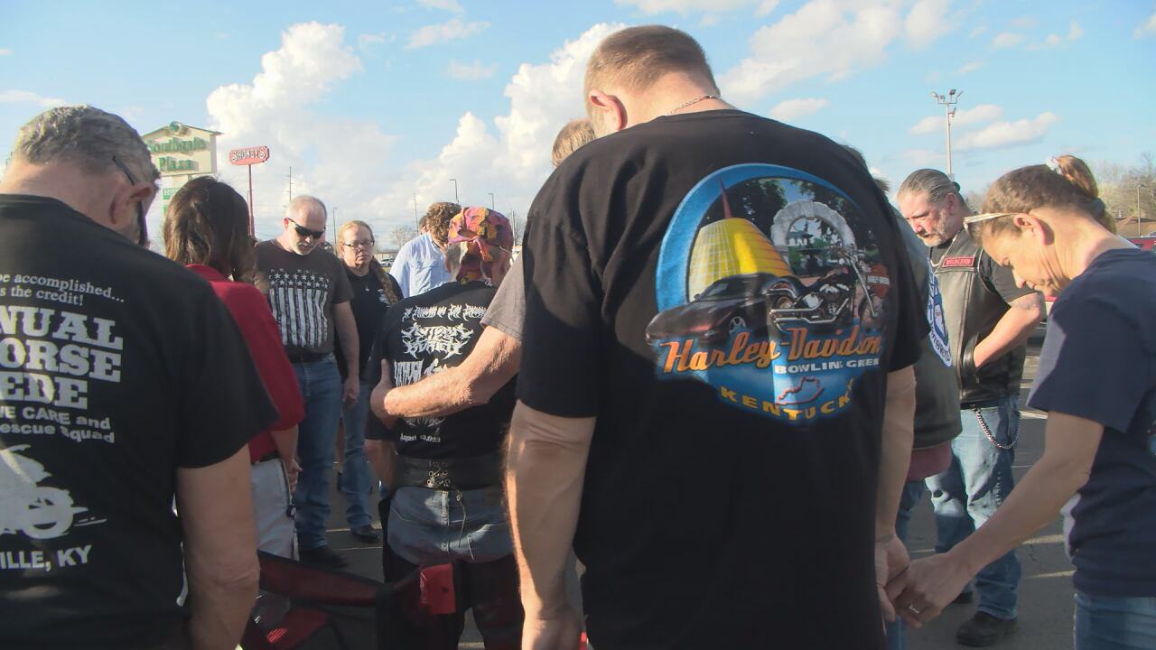 Retired motorcyclist is honored by community and granted wish for last ride