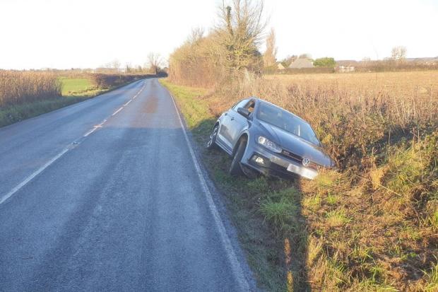 Man crashed car into ditch on way to work while three times the drink ...