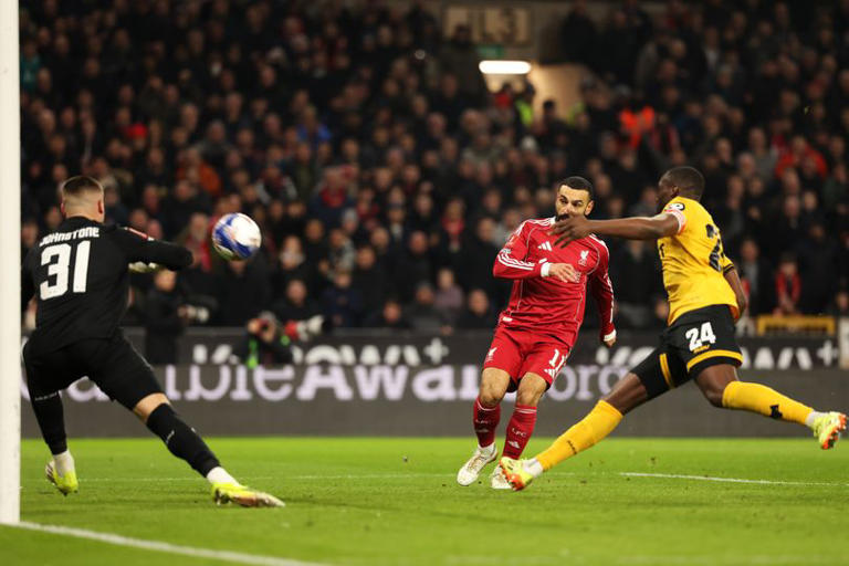 Mohamed Salah scores