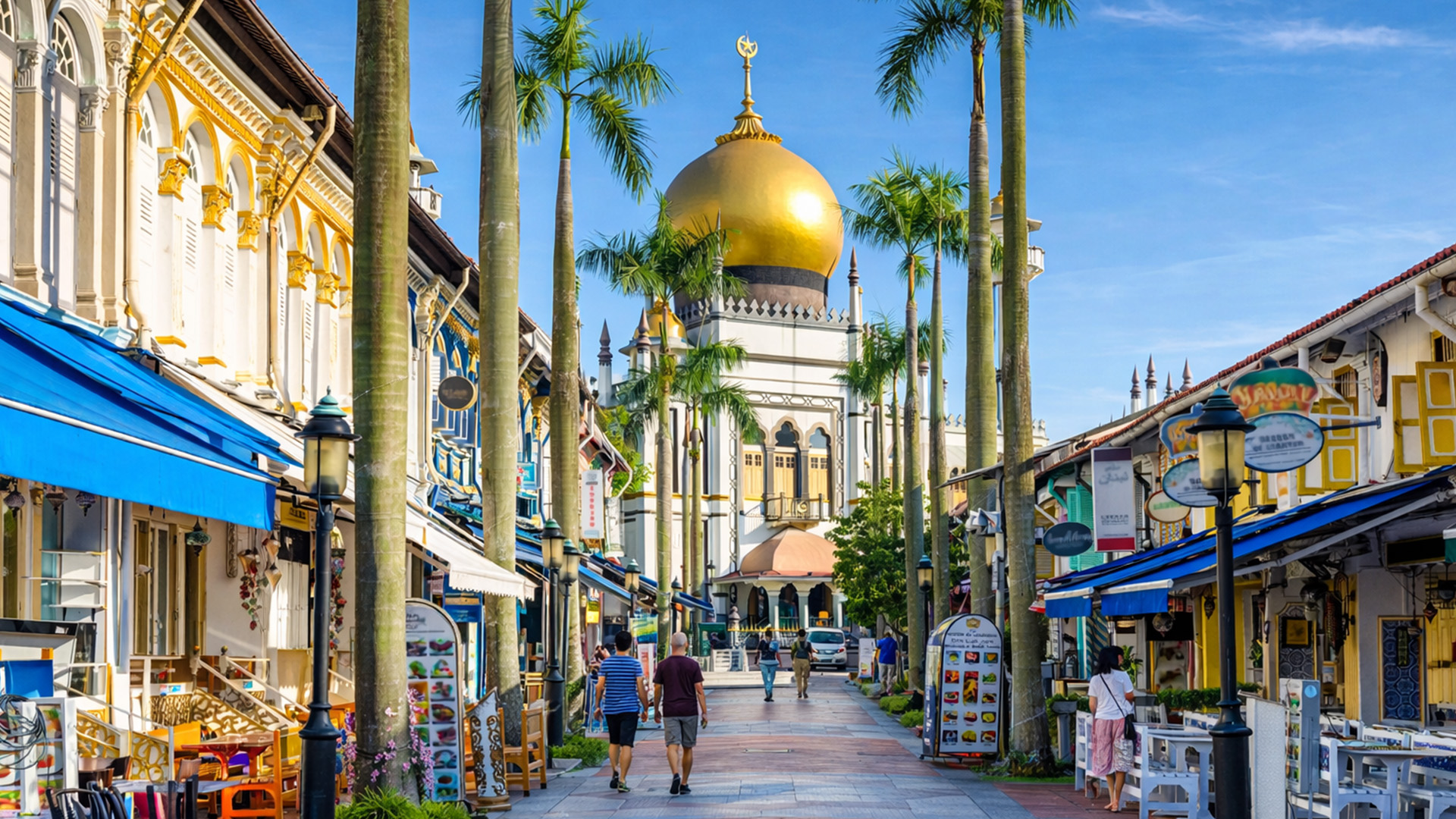 The golden dome everyone notices in Singapore