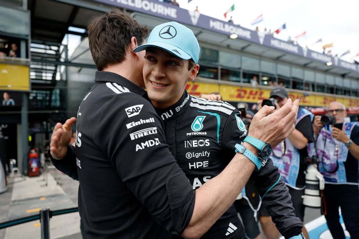 Russell claims Australian Grand Prix pole for dominant Mercedes