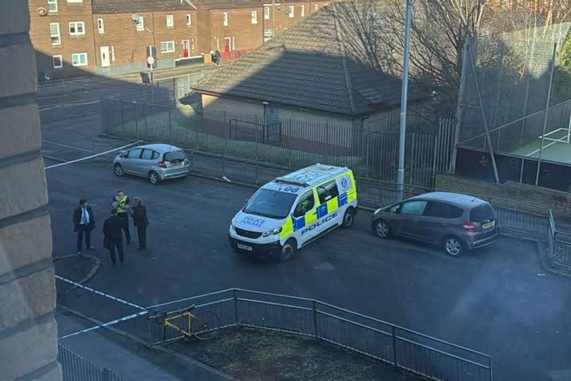 Man rushed to hospital after serious assault as police tape off Glasgow ...