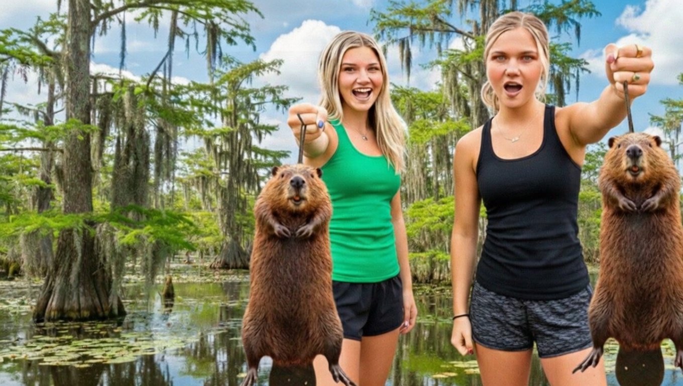 We blew up a beaver dam!