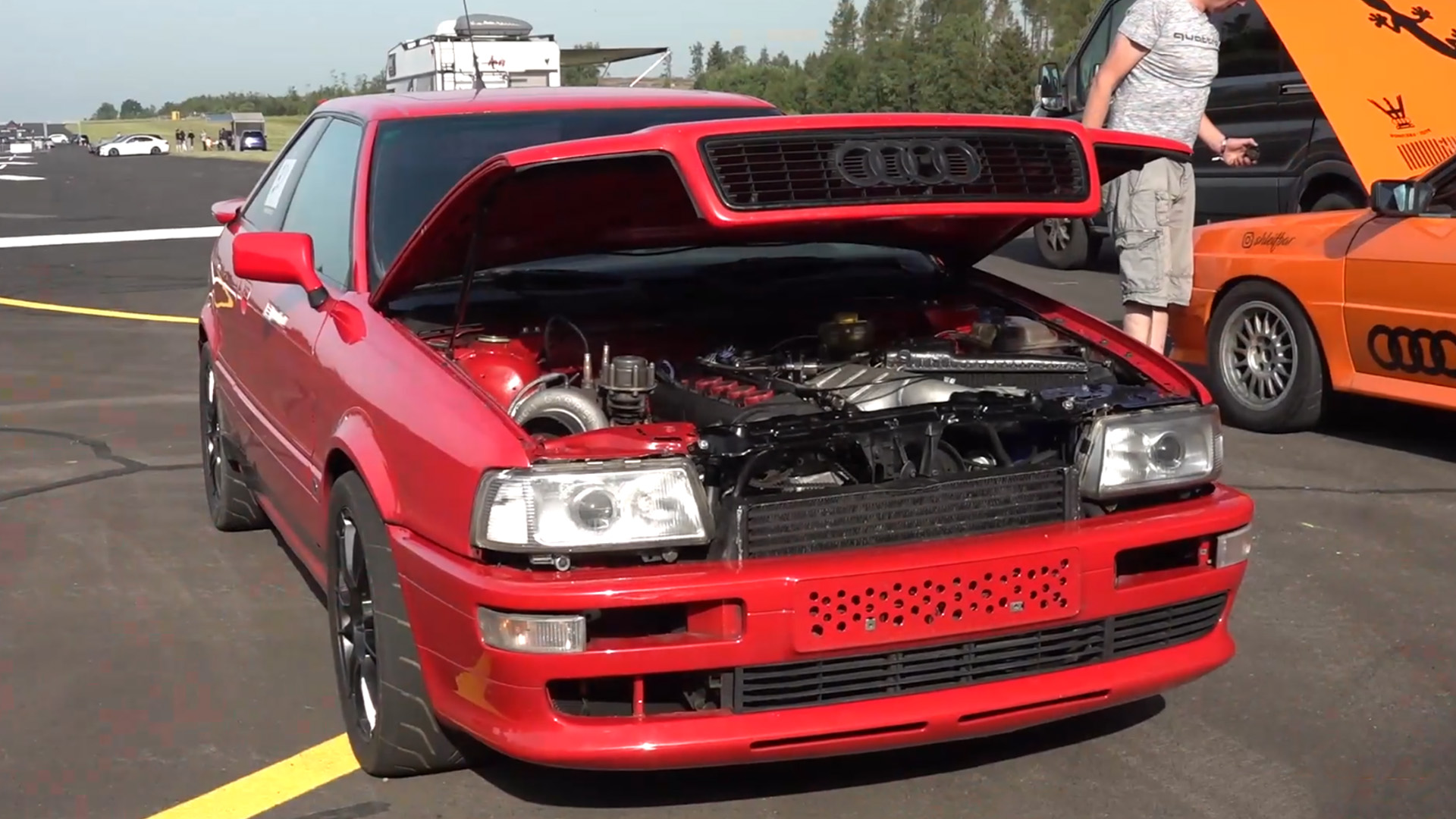 What is inside this powerful Audi S2 Quattro