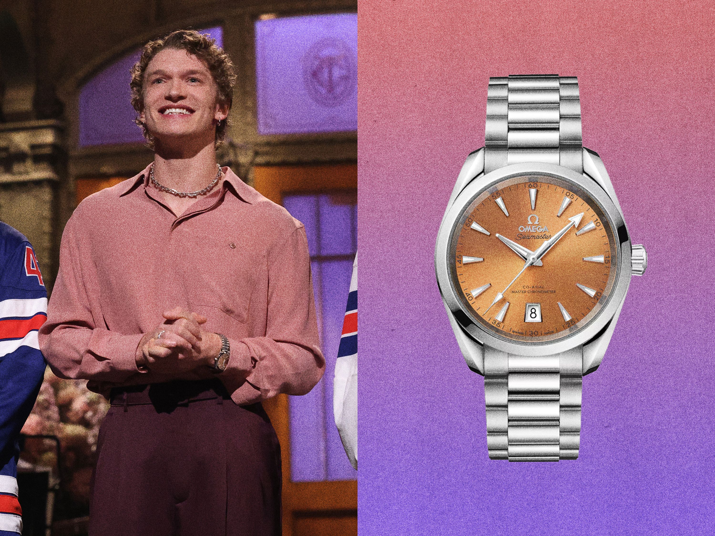 Connor Storrie sported an underrated Omega on SNL