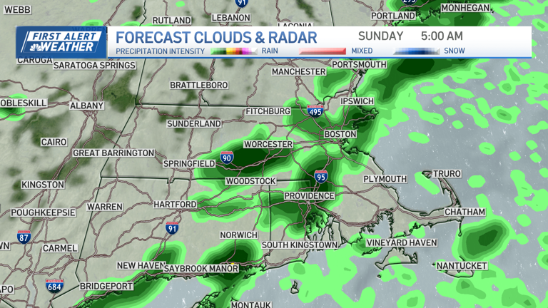 Overcast weekend with showers tomorrow before some of us see 70s next week