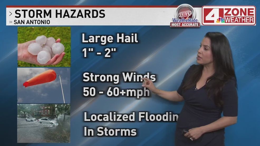 Severe weather threat as cold front pushes into region