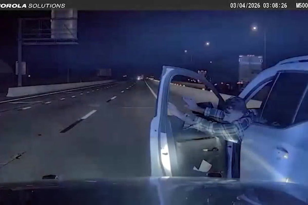 Drunk wrong-way driver narrowly avoids semi truck while fleeing cops