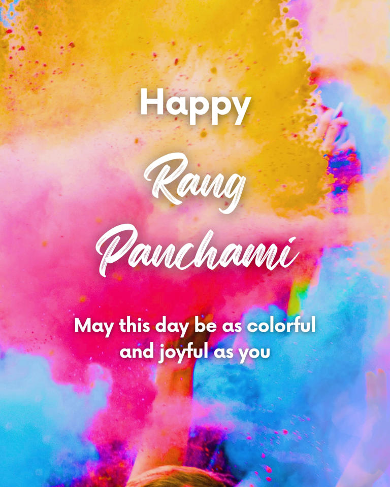 Happy Rang Panchami 2026: 100+ wishes, messages, images, Facebook and ...
