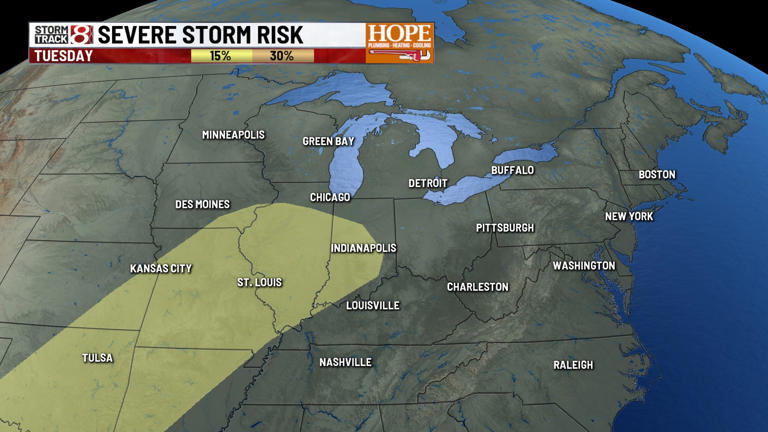 Line of showers and storms crosses central Indiana this morning | Mar ...