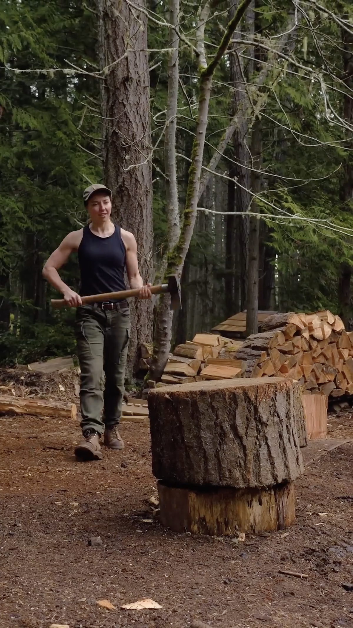 One round, multiple pieces