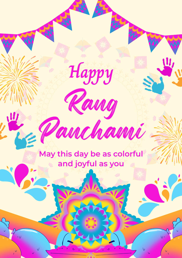 Happy Rang Panchami 2026: 100+ wishes, messages, images, Facebook and ...
