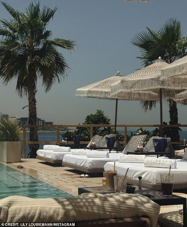 The couple, who have been together for four-and-a-half years, have visited Dubai ten times, which Ms Mann documents on social media