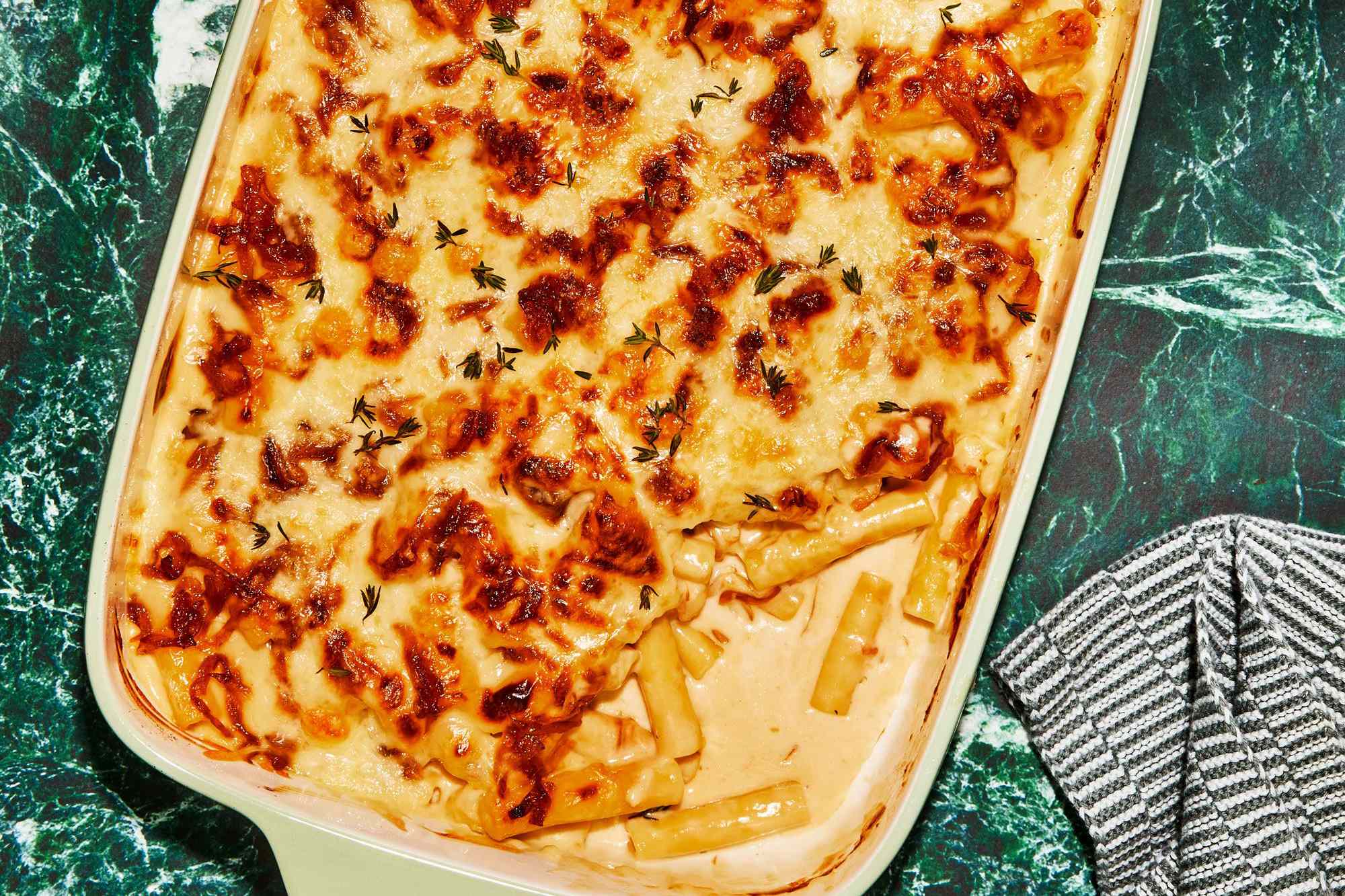 This cozy French onion soup casserole is my new dinner obsession