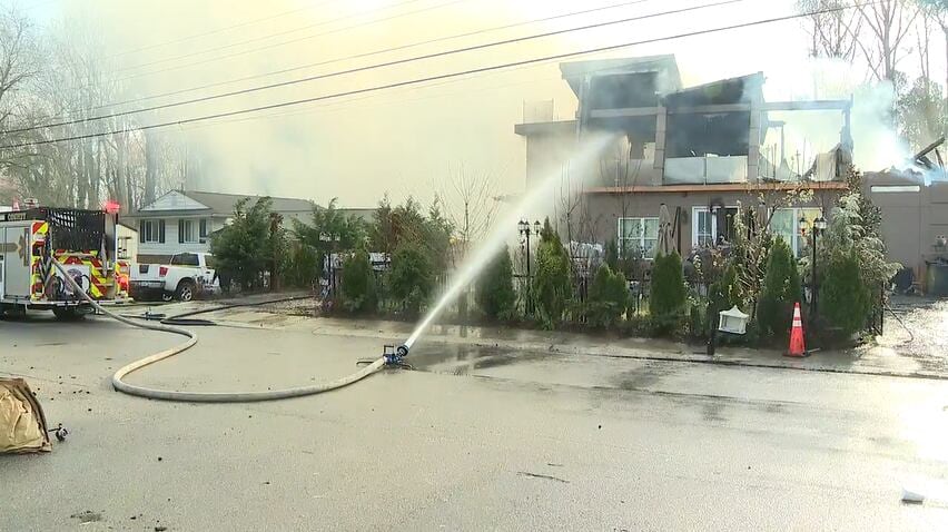Family of 9 displaced after fire tears through Clayton County home