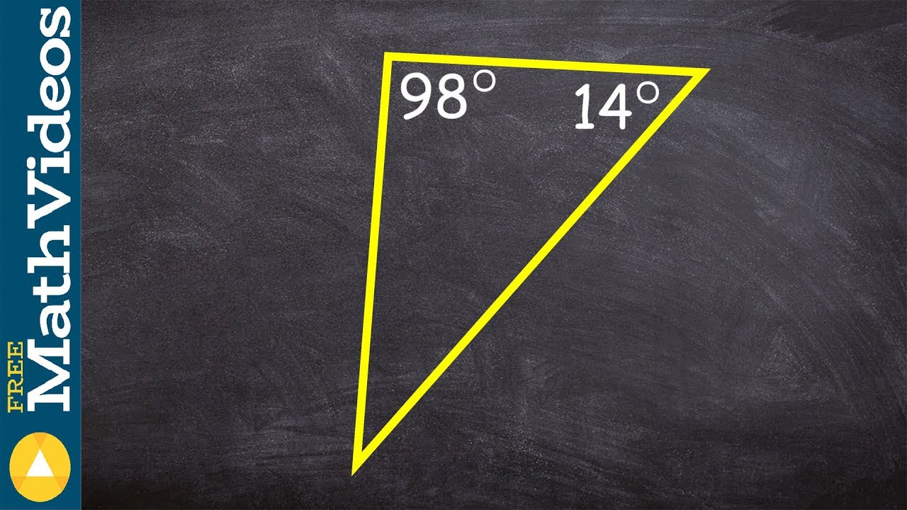 Learn how to use interior angle sum theorem for triangles to determine ...