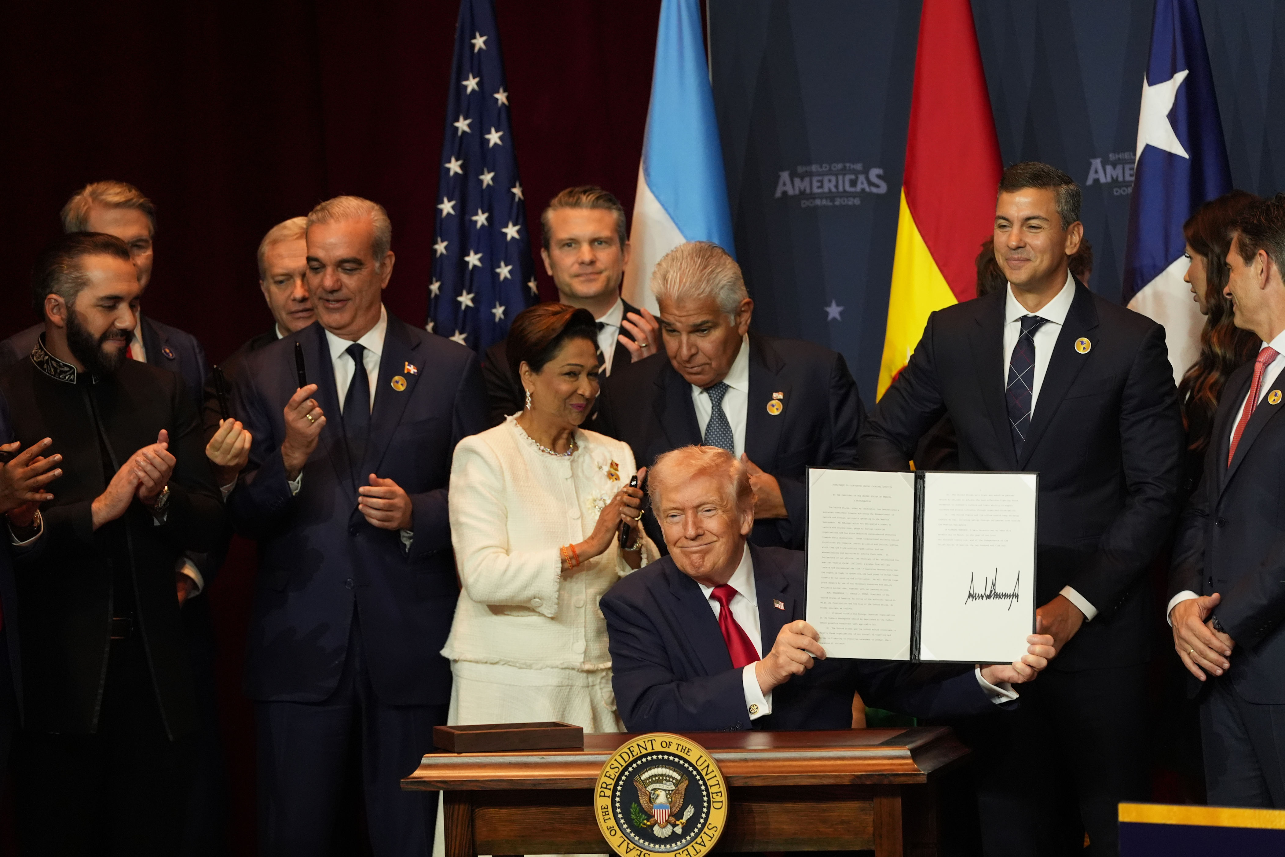 Trump vows to use US military force against cartels across Latin America
