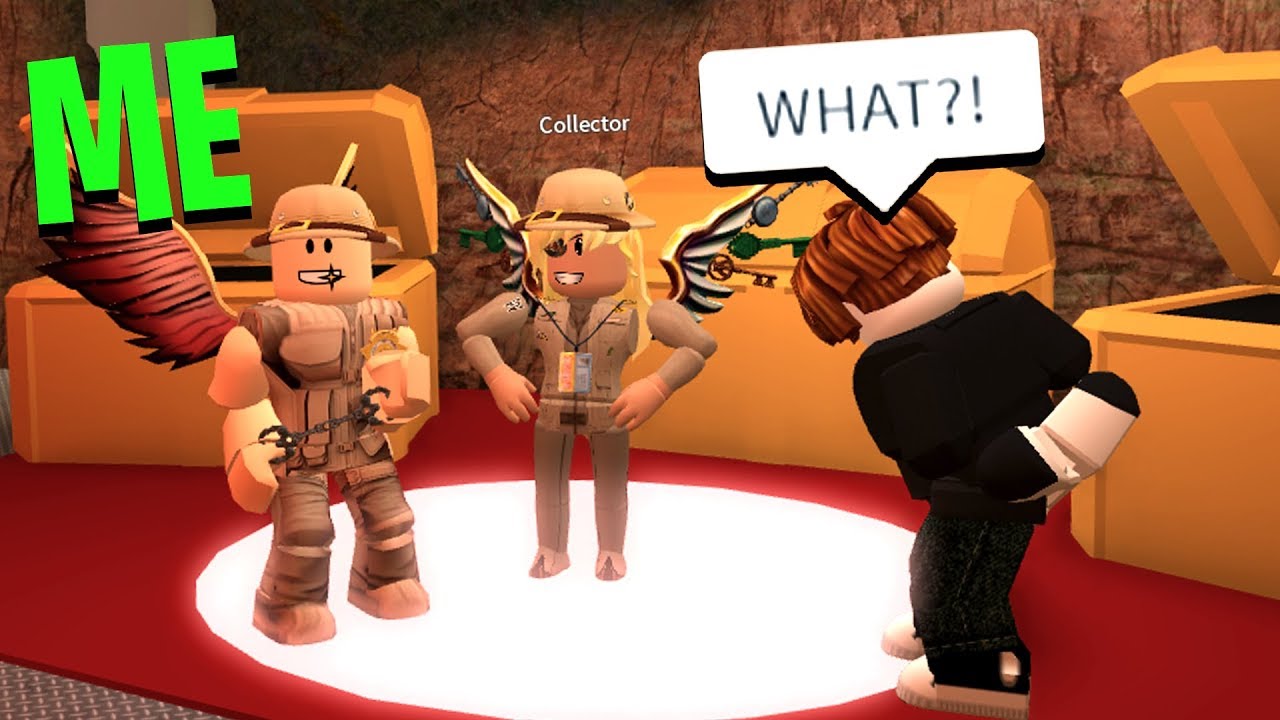 Disguising myself as the secret collector in Roblox Jailbreak