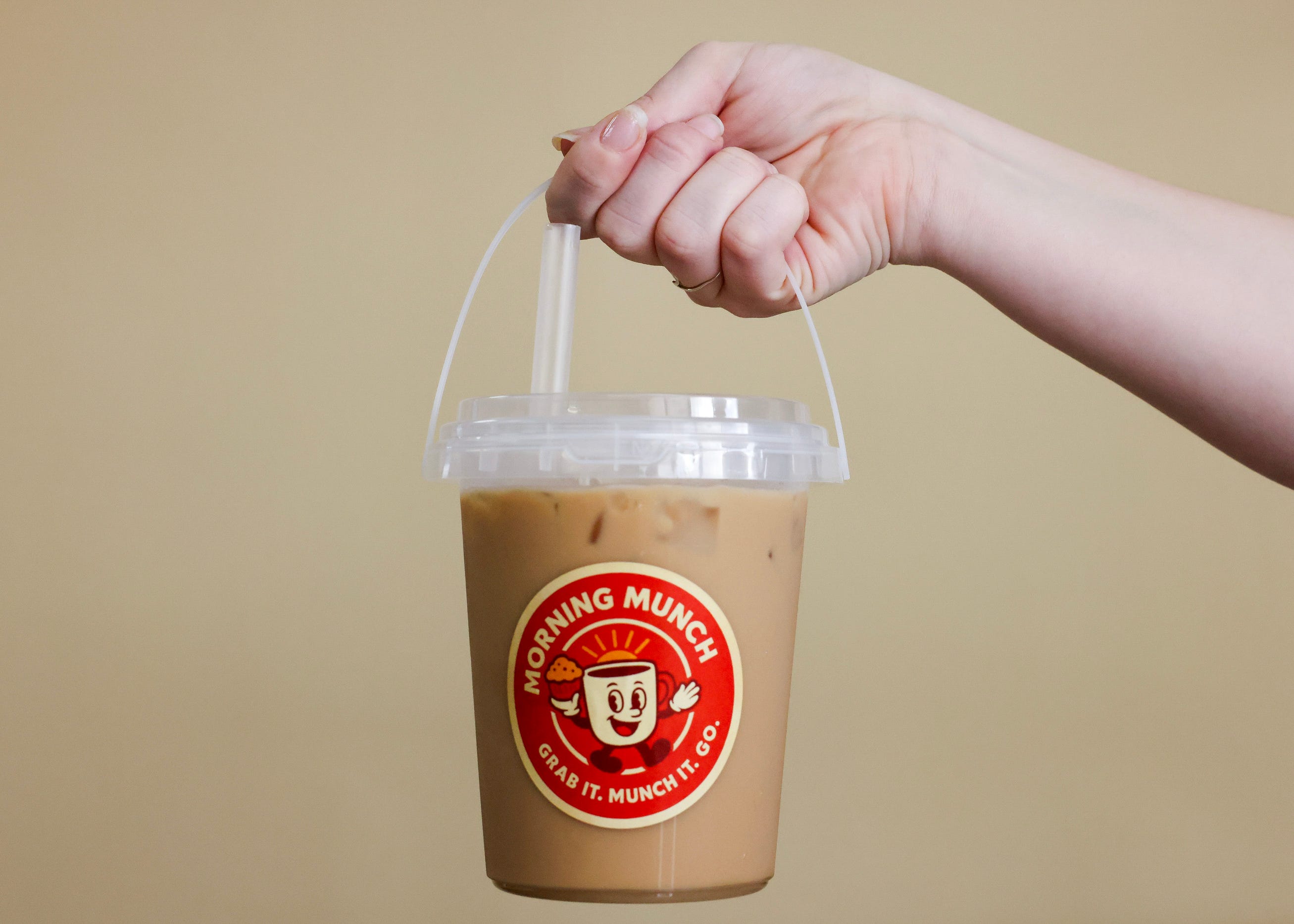 Florida coffee shop does local spin on Dunkin' iced coffee bucket