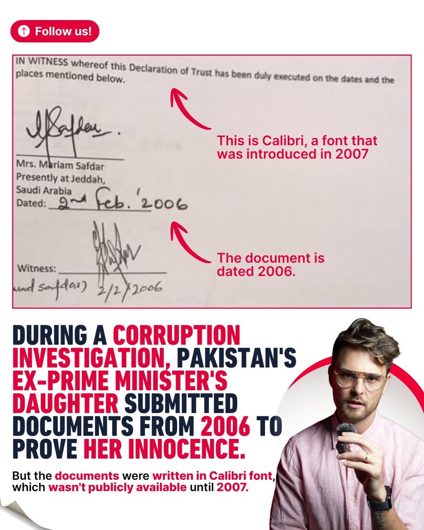 Absolute power falls! A single font exposed a PM's colossal lie