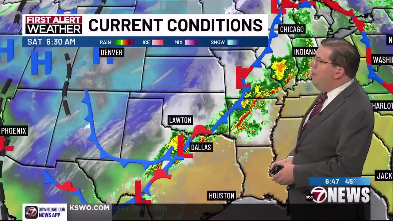 Cooler with lingering southern showers & storms; another warm-up begins ...