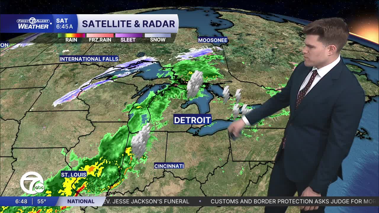Metro Detroit weather: Chance for storms this morning, rain returns in ...