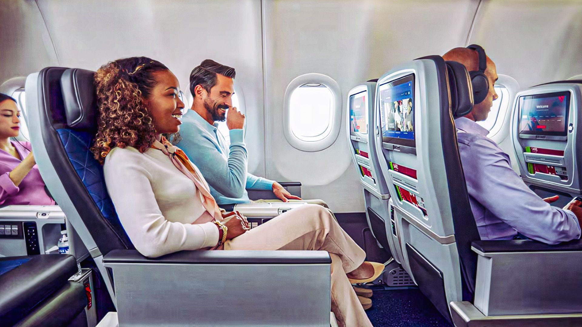The US airlines with the world’s most spacious premium economy seats in ...