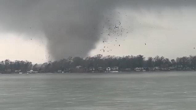 Four dead and at least a dozen injured as severe tornado hits Michigan