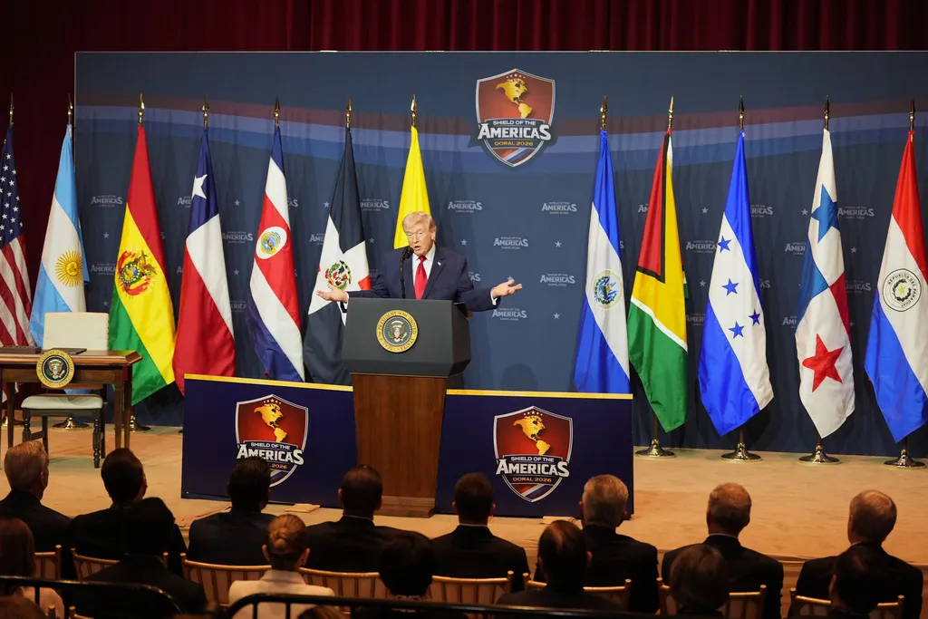 Trump announces new 'Americas Counter Cartel Coalition' at Shield of ...