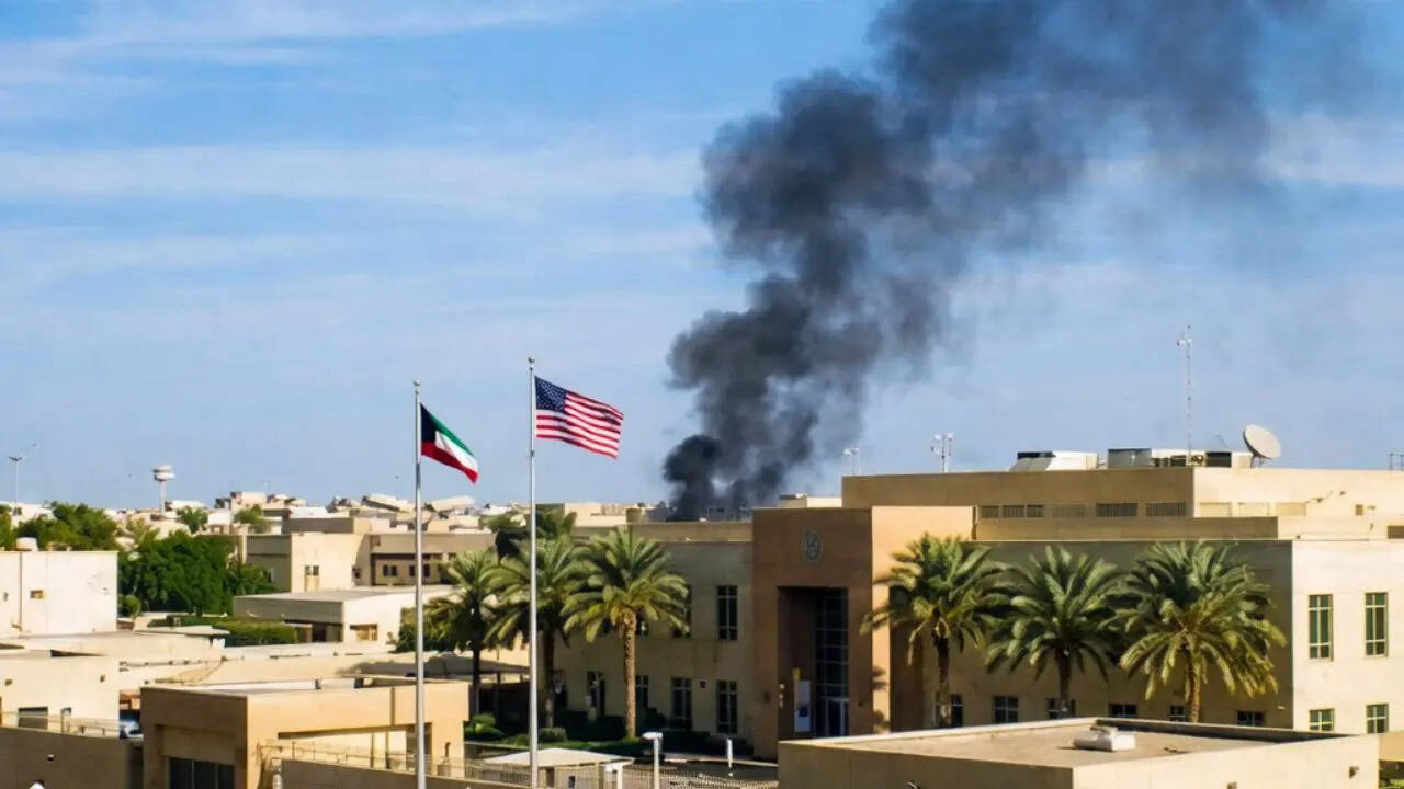 Sirens in Kuwait as Iran drones target fuel tanks at Kuwait Airport ...