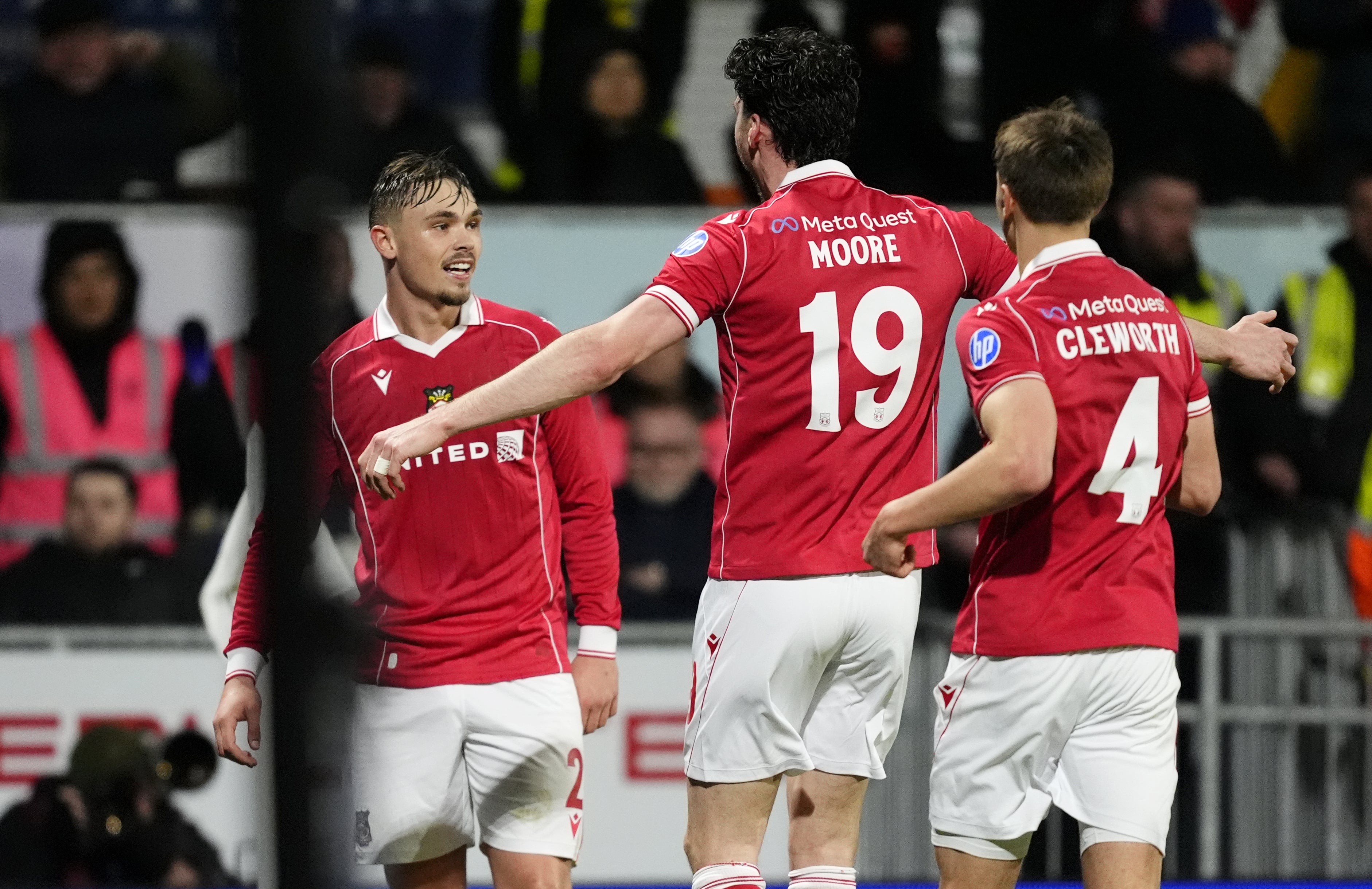 Wrexham were superb but fell just short (PA Wire)