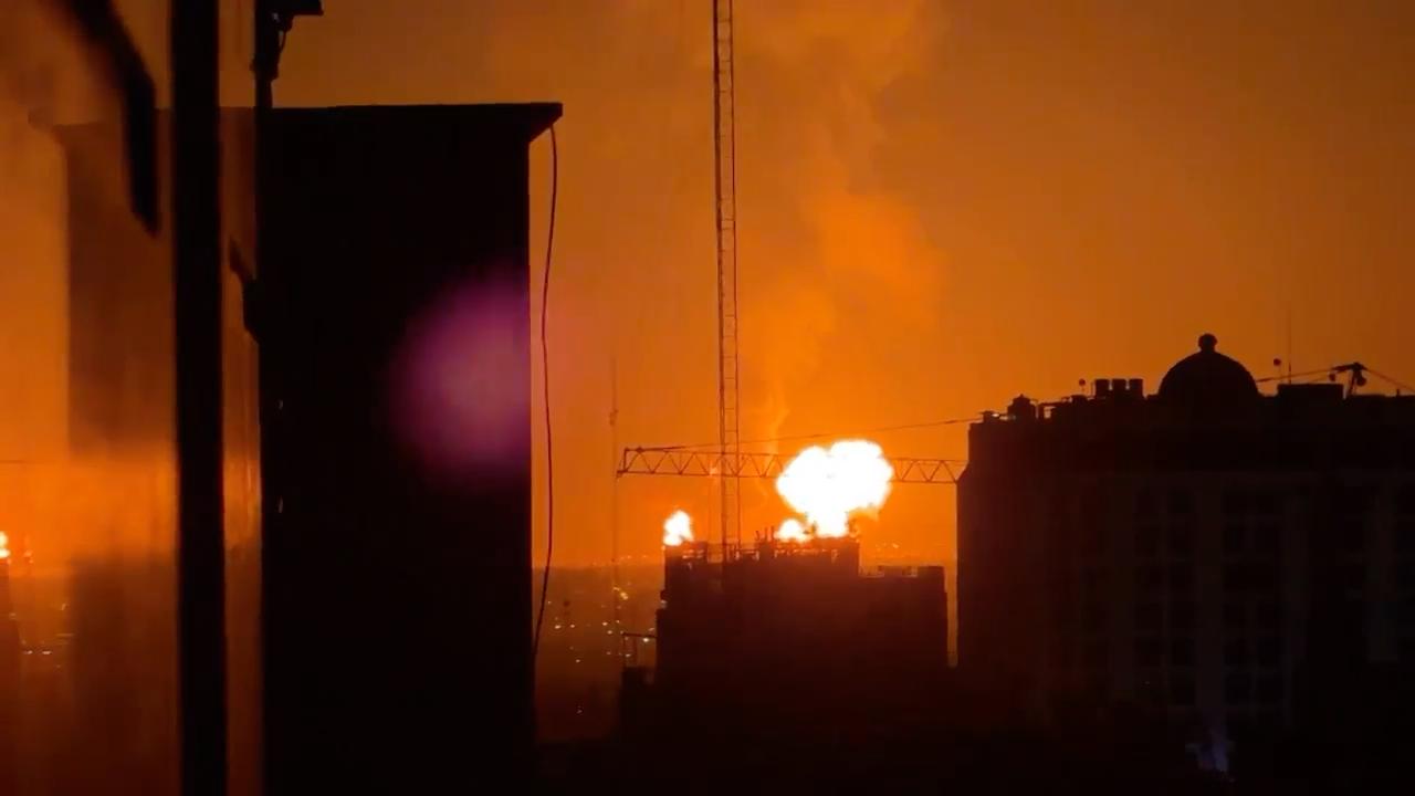 Explosions and flames seen in southern Tehran following new airstrikes