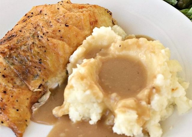 Roast Chicken Pan Gravy
